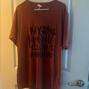 Bella Canvas Rust Short Sleeve Tee
